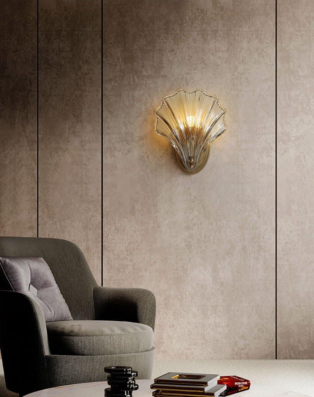 CoquillageLumière - Lampe Mur Shell - Rynova