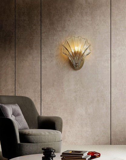 Koquilluxe – Lampe murale design en coquillage - Rynova