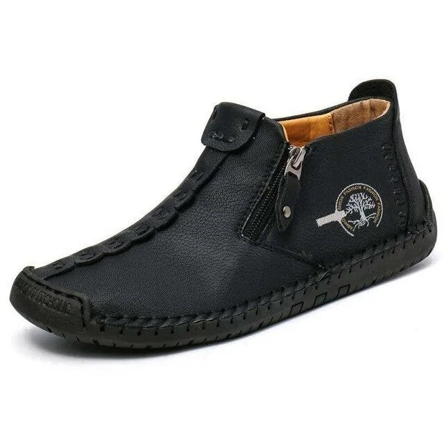 Bottes en cuir véritable EliteWalk | Chaussures élégantes et durables - Rynova
