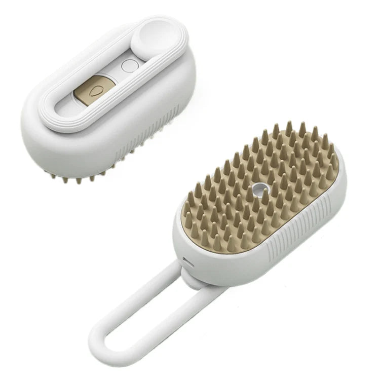 Brosse Électrique Rechargeable pour Animaux - Peigne à Vapeur pour Chats et Chiens | Brosse de Toilettage Nettoyante - Rynova
