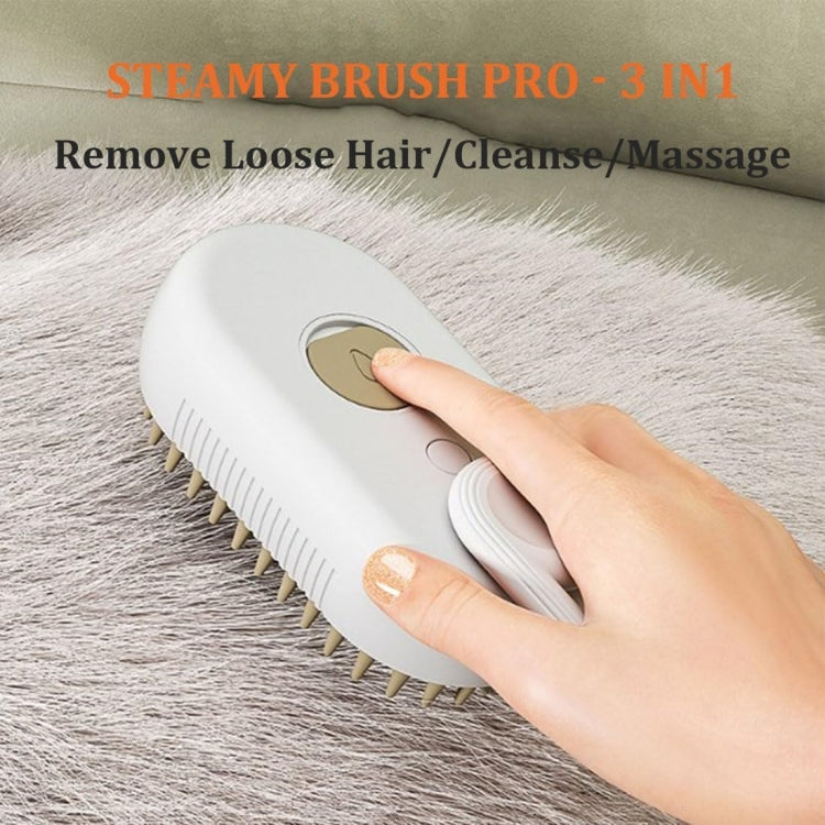 Brosse Électrique Rechargeable pour Animaux - Peigne à Vapeur pour Chats et Chiens | Brosse de Toilettage Nettoyante - Rynova