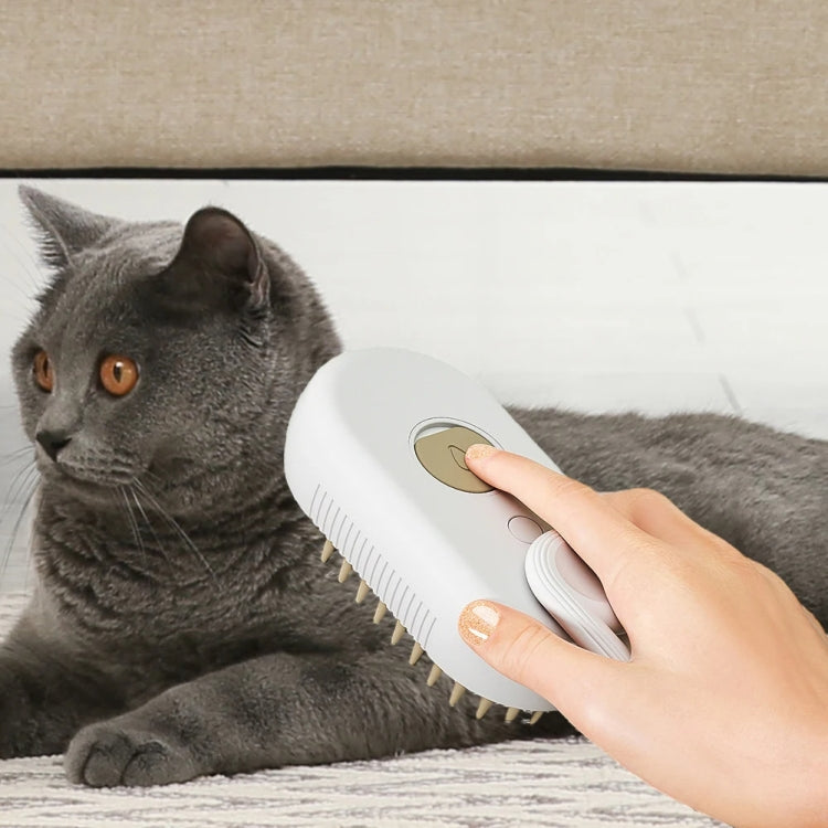 Brosse Électrique Rechargeable pour Animaux - Peigne à Vapeur pour Chats et Chiens | Brosse de Toilettage Nettoyante - Rynova