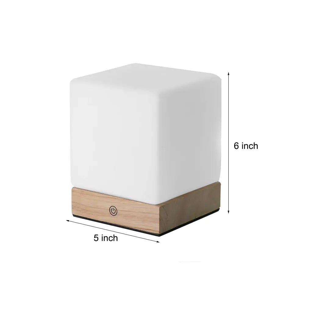 LumiCube - Lampes de Table LED Sans Fil pour Éclairage de Bureau Mini Nordic - Rynova