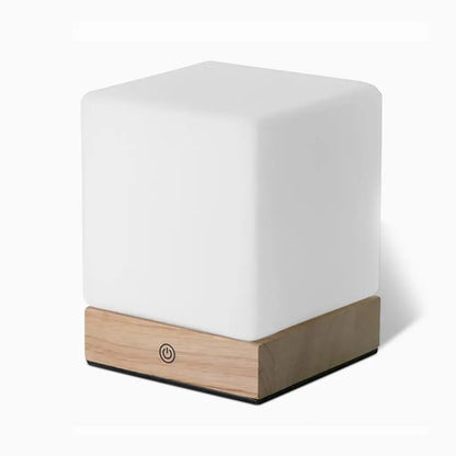 LumioCube - Lampe de Table LED Sans Fil à Batterie pour Bureau Design Nordique - Rynova