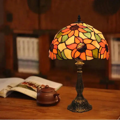 TiffanyLumière - Lampe de Bureau en Verre Tiffany - Rynova