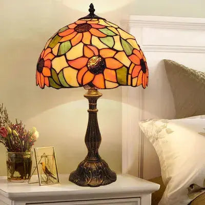 TiffanyLumière - Lampe de Bureau en Verre Tiffany - Rynova