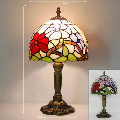 TiffanyLumière - Lampe de Bureau en Verre Tiffany - Rynova