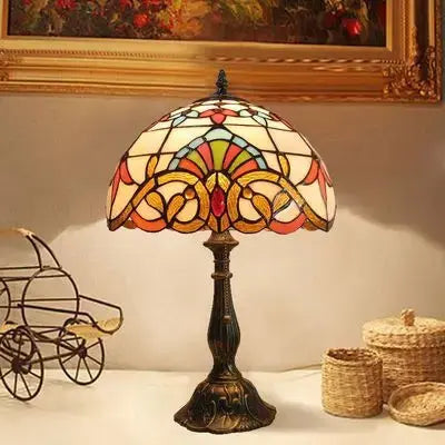 TiffanyLumière - Lampe de Bureau en Verre Tiffany - Rynova