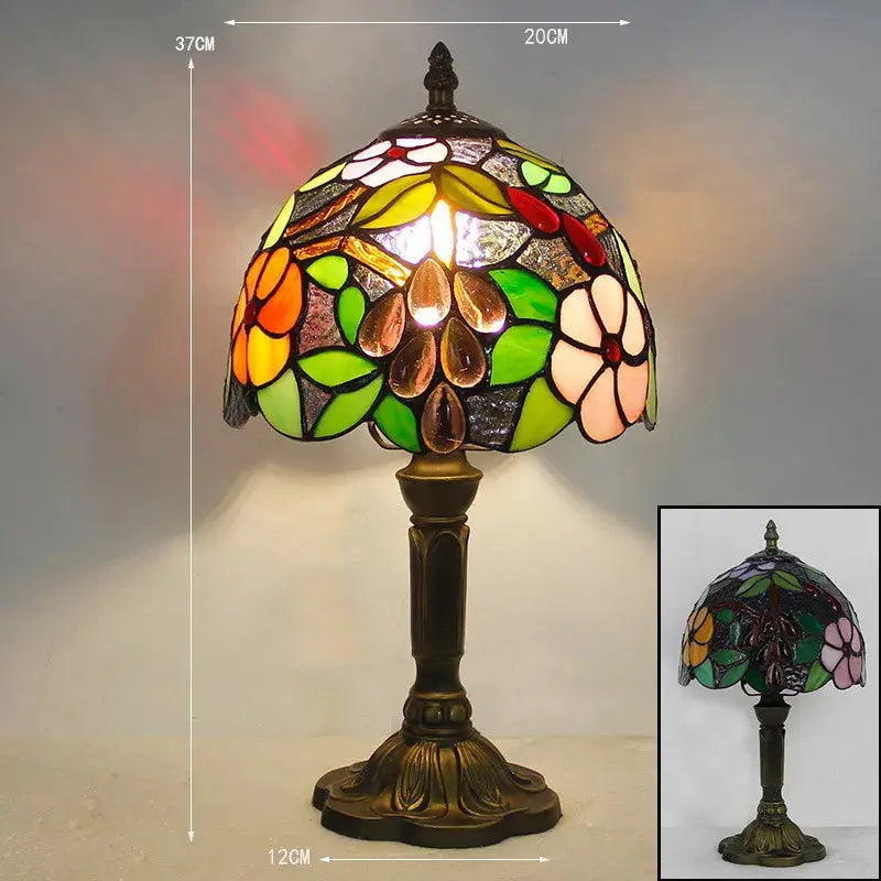 TiffanyLumière - Lampe de Bureau en Verre Tiffany - Rynova