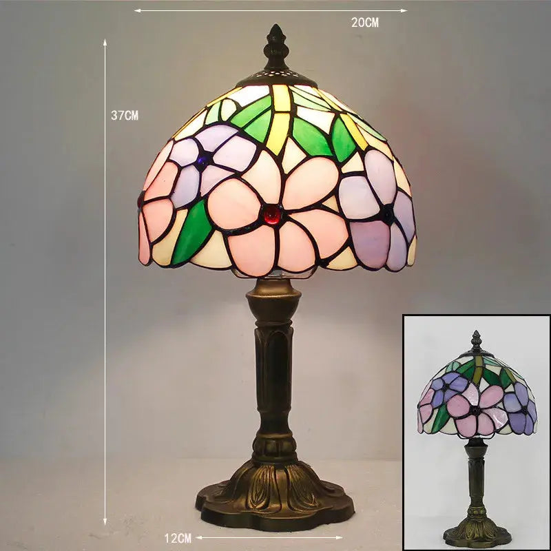 TiffanyLumière - Lampe de Bureau en Verre Tiffany - Rynova