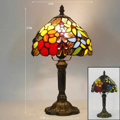TiffanyLumière - Lampe de Bureau en Verre Tiffany - Rynova