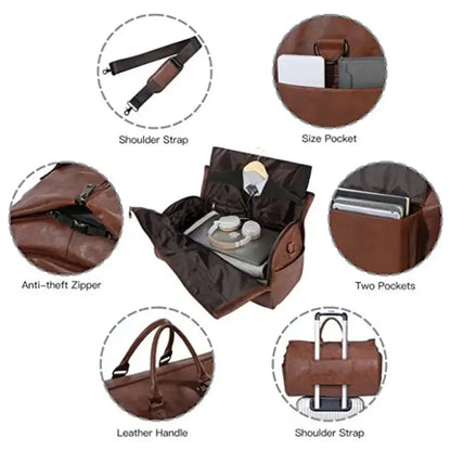 Sac de Voyage Convertible AquaGuard - Étanche et Polyvalent - Rynova