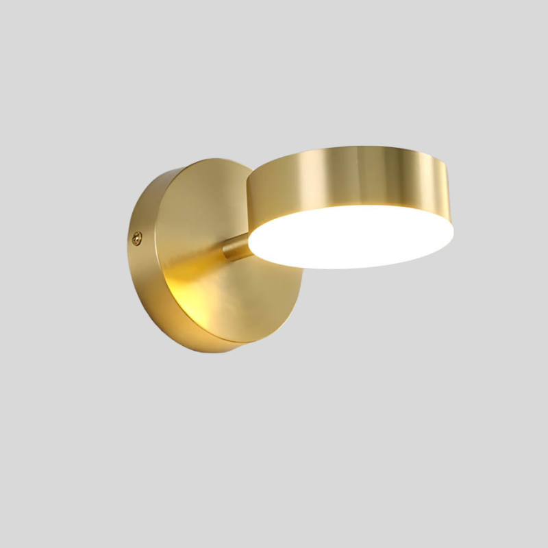 Lumières Murales Cuivrées LuxLight - Appliques LED Style Scandinave Moderne - Rynova