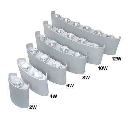 LumiFlex - Lampe Murale LED Moderne Étanche pour Intérieur et Extérieur - Rynova