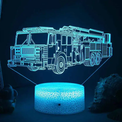 TruckLume - lampe de nuit pour enfants en forme de camion - Rynova
