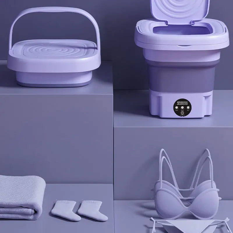 CleanEase - Machine à laver portable pliable - Rynova