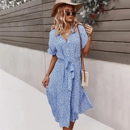 Robe Élégante avec Boutons - Rynova