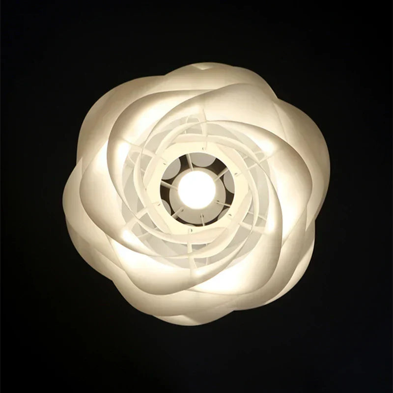 LumiFlor - Éclairage de Plafond en Verre Fleur - Rynova