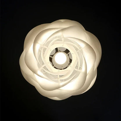 LumiFlor - Éclairage de Plafond en Verre Fleur - Rynova