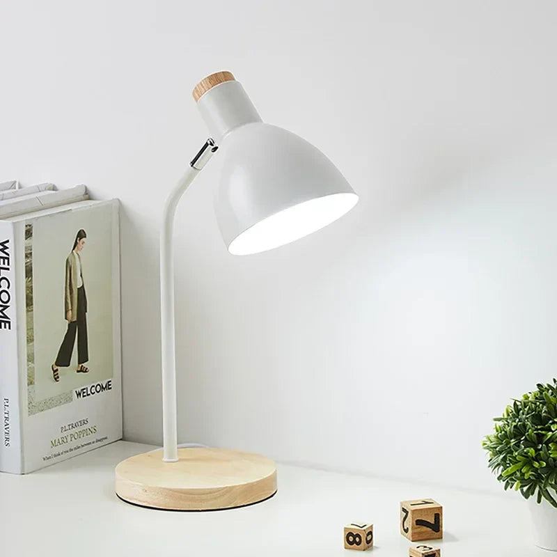 BoisLumi - Lampe de Table en Bois Naturel et Créatif - Rynova