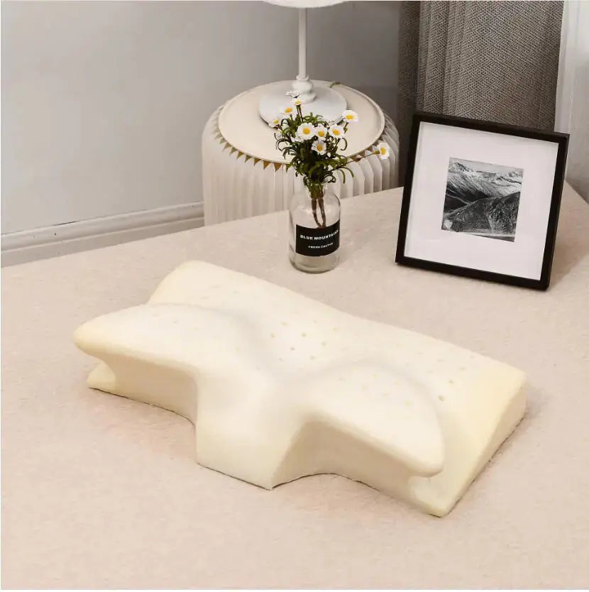 OreillerErgo - Oreiller Orthopédique en Mousse à Mémoire de Forme Premium - Rynova