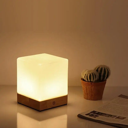 LumiCube - Lampes de Table LED Sans Fil pour Éclairage de Bureau Mini Nordic - Rynova
