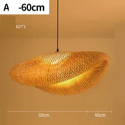 Éclat Bohème - Lustre en Rotin Tressé à la Main - Rynova