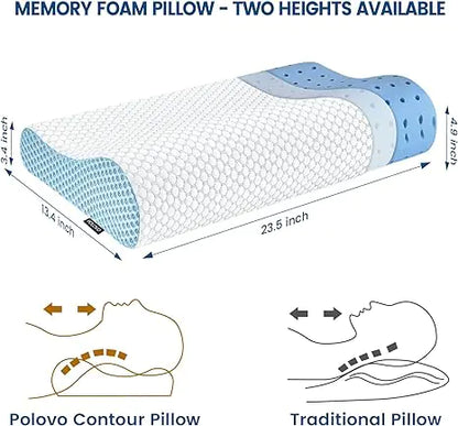 NeckEase - Coussin de soutien orthopédique pour soulagement du cou - Rynova