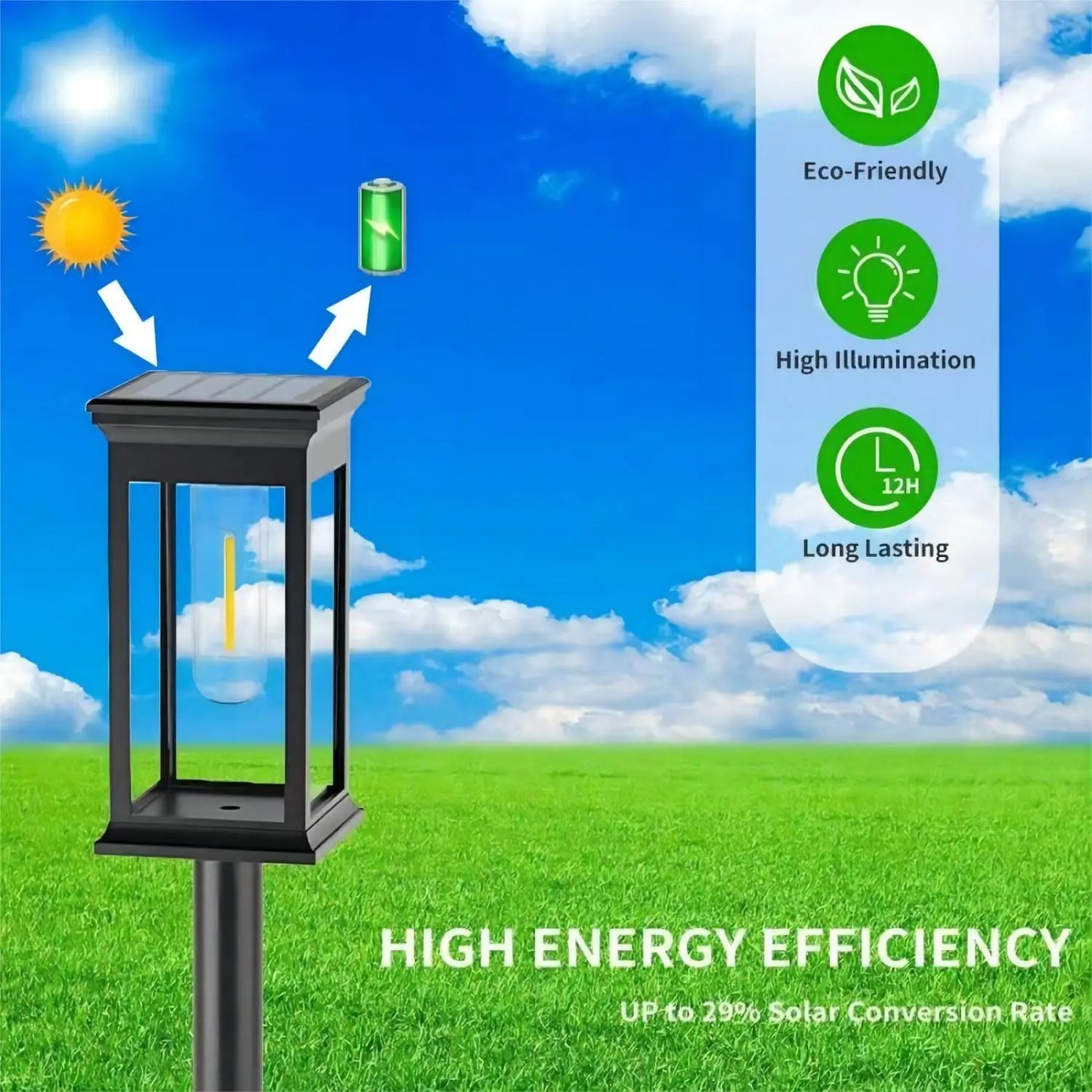 ÉclairLumière - Lampes Solaires pour Chemin d’Extérieur - Rynova