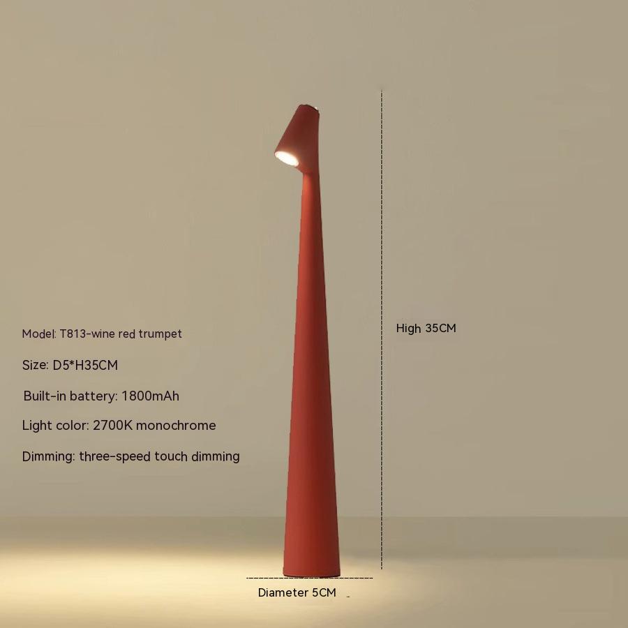LumiMaître - Lampe de Table LED Rechargeable | Design Moderne et Fonctionnel | Éclairage Ambiant Durable - Rynova