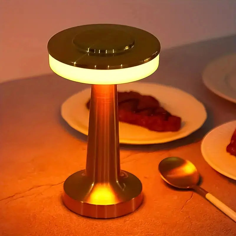 ÉclatRetro - Lampe de Table Multifonctionnelle et Rechargeable - Rynova