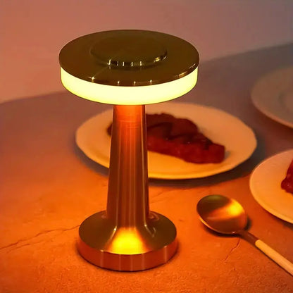 ÉclatRetro - Lampe de Table Multifonctionnelle et Rechargeable - Rynova