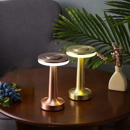 ÉclatRetro - Lampe de Table Multifonctionnelle et Rechargeable - Rynova