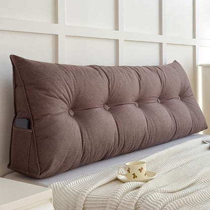 ConfortÉlite – Coussin triangulaire en lin premium - Rynova