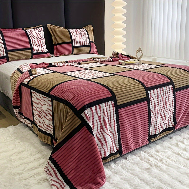 CocoonChic - Couverture en flanelle douce et polyvalente pour toutes saisons - Rynova