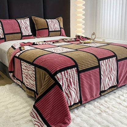 CocoonChic - Couverture en flanelle douce et polyvalente pour toutes saisons - Rynova