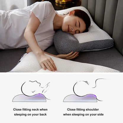 DreamEase - Coussin Orthopédique Premium pour un Sommeil Sans Douleur - Rynova