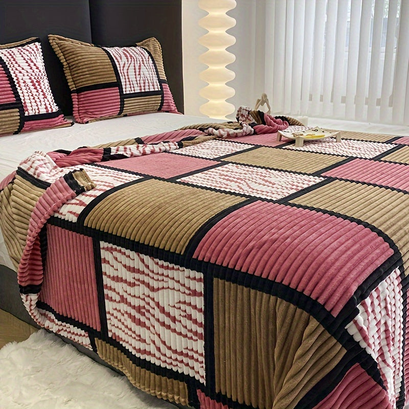 CocoonChic - Couverture en flanelle douce et polyvalente pour toutes saisons - Rynova