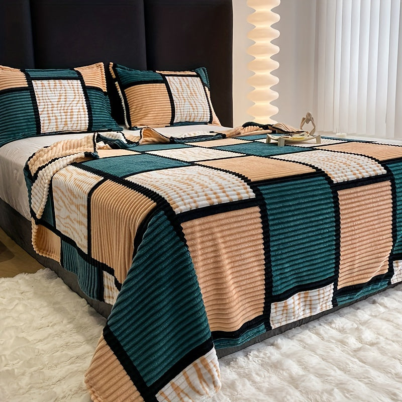 CocoonChic - Couverture en flanelle douce et polyvalente pour toutes saisons - Rynova