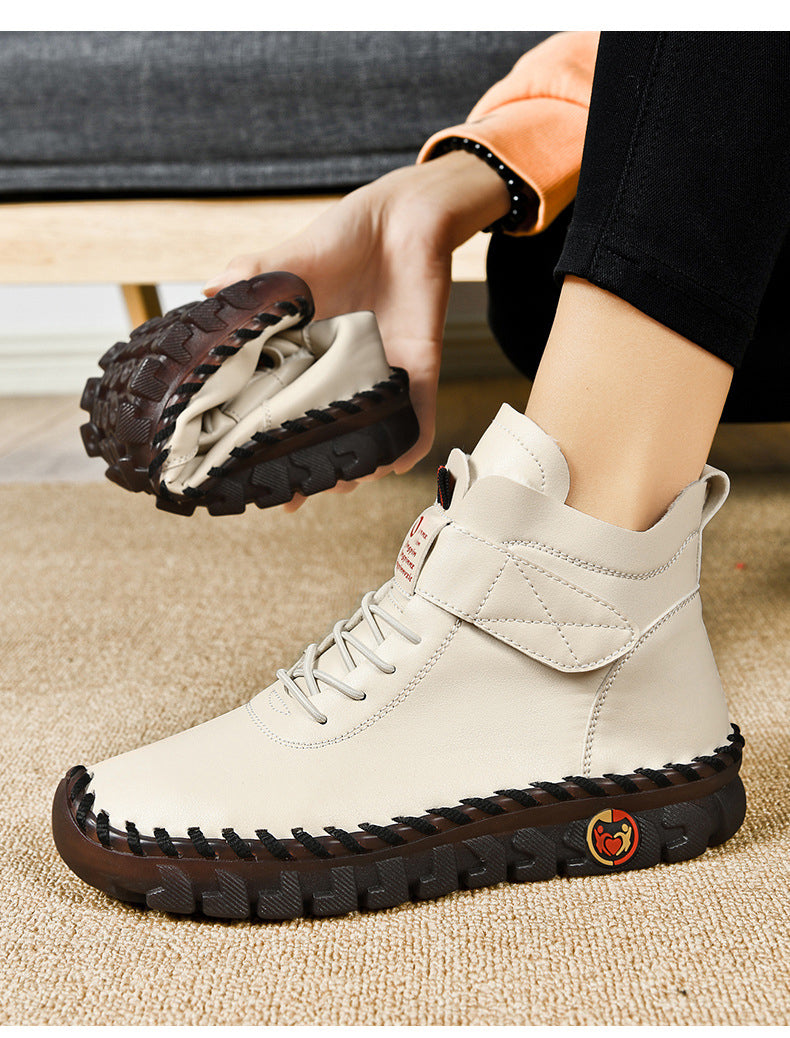Élégance Céleste - Bottes orthopédiques en cuir pour confort et style - Rynova