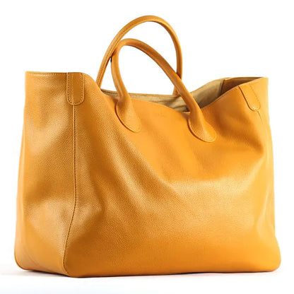 LuxeFemme - Sac Cabas Oversize Élégant en Cuir - Rynova