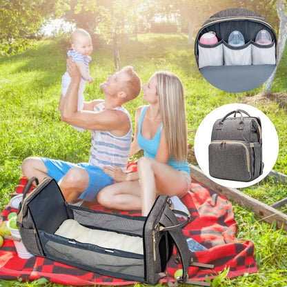 BébéNid - Sac de Lit pour Bébé Convertible et Léger avec Matelas Portable - Rynova