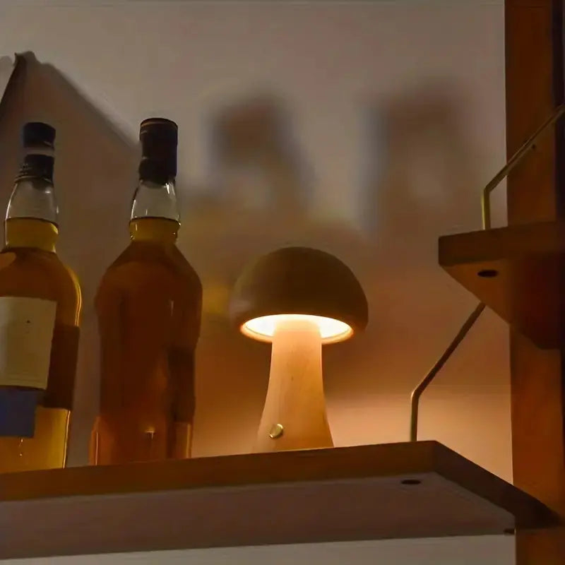 LuminaFungi - Lampe de Table Style Champignon Élégante - Rynova
