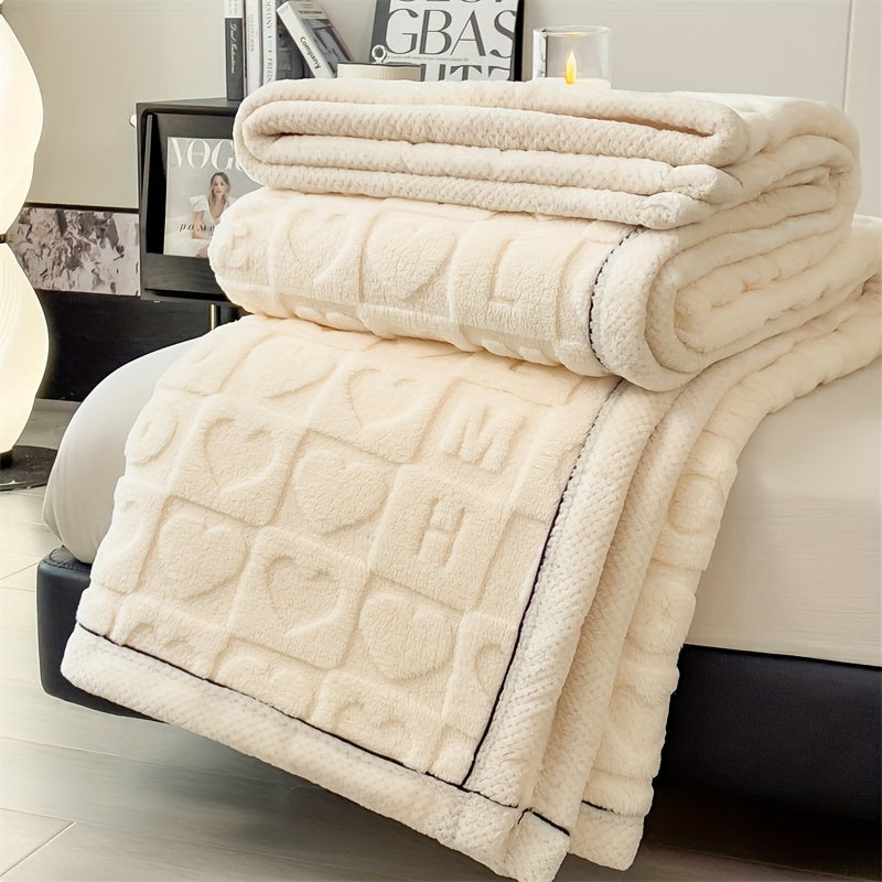 DouceurCâline - Couverture en fleece douce et chaleureuse pour toutes saisons - Rynova