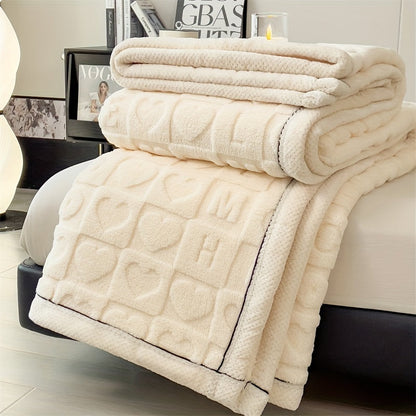 DouceurCâline - Couverture en fleece douce et chaleureuse pour toutes saisons - Rynova