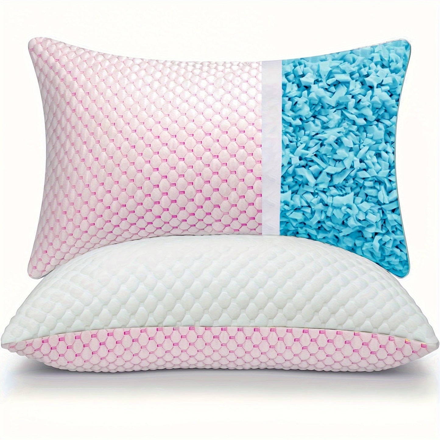 FraisCoussin - Coussin en Mousse Rafraîchissant avec Housse en Bambou Lavable - Rynova