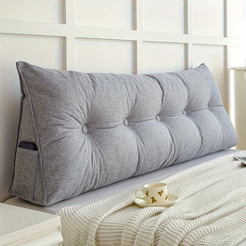 ConfortÉlite – Coussin triangulaire en lin premium - Rynova