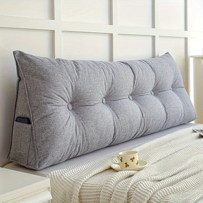 ConfortÉlite – Coussin triangulaire en lin premium - Rynova