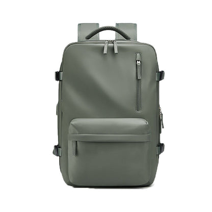 AventureX – Sac à Dos de Voyage Multifonction 35L avec Compartiment à Chaussures et Port de Charge USB - Rynova