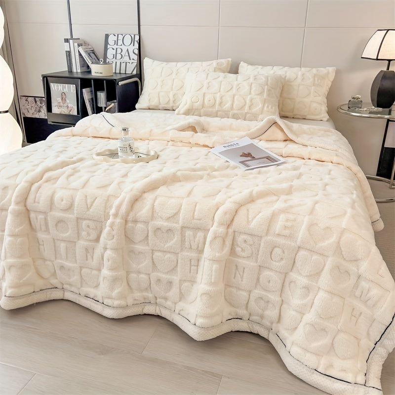 DouceurCâline - Couverture en fleece douce et chaleureuse pour toutes saisons - Rynova